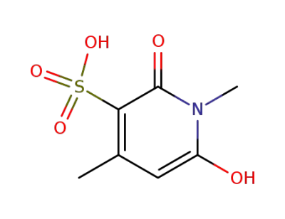 3-sulfo-4-methyl-6-hydroxy-N-methyl-2-pyridone